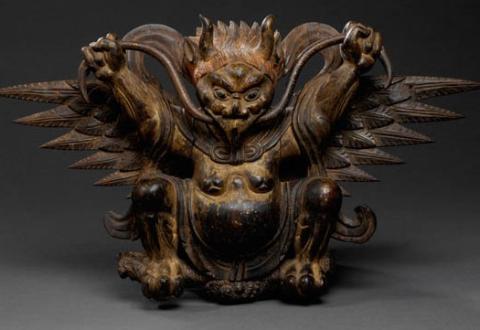 Garuda, wood